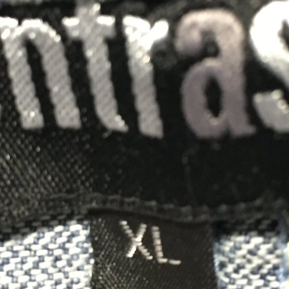 Contrast Jeans Size XL Blue Jacket - Picture 6 of 14